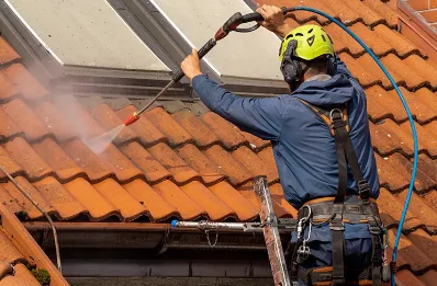 Démoussage et hydrofuge de toiture à Durstel